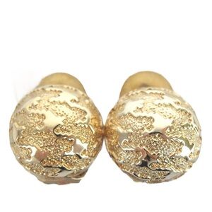 DIOR Gold Earrings with Original Box